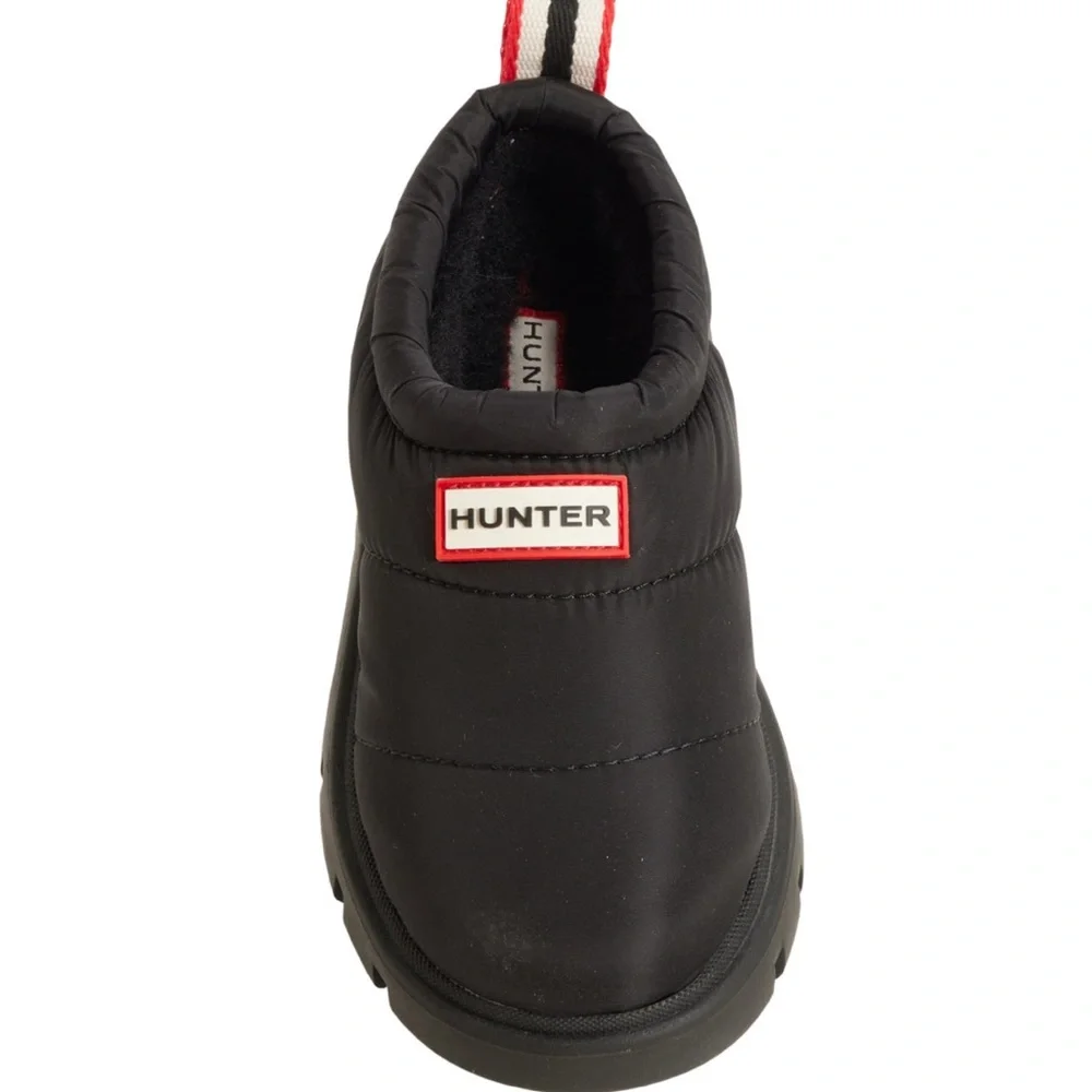 Hunter Black kid’s clog Slip-On Shoes